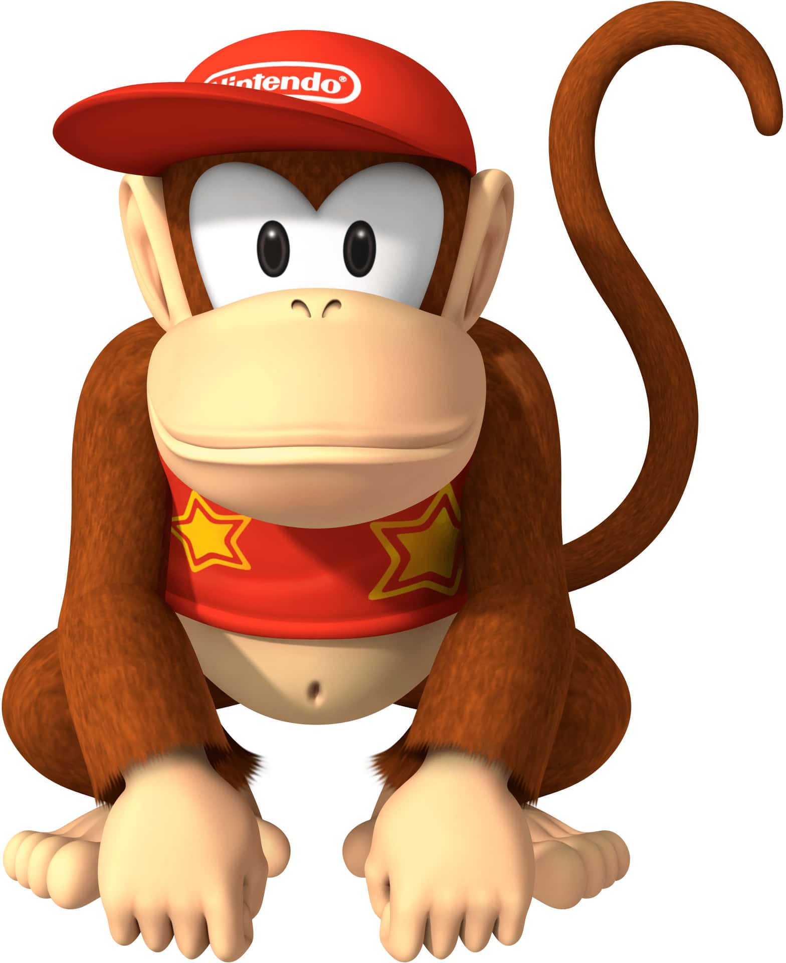 Diddy Kong Esittää Asentoaan Taustakuva