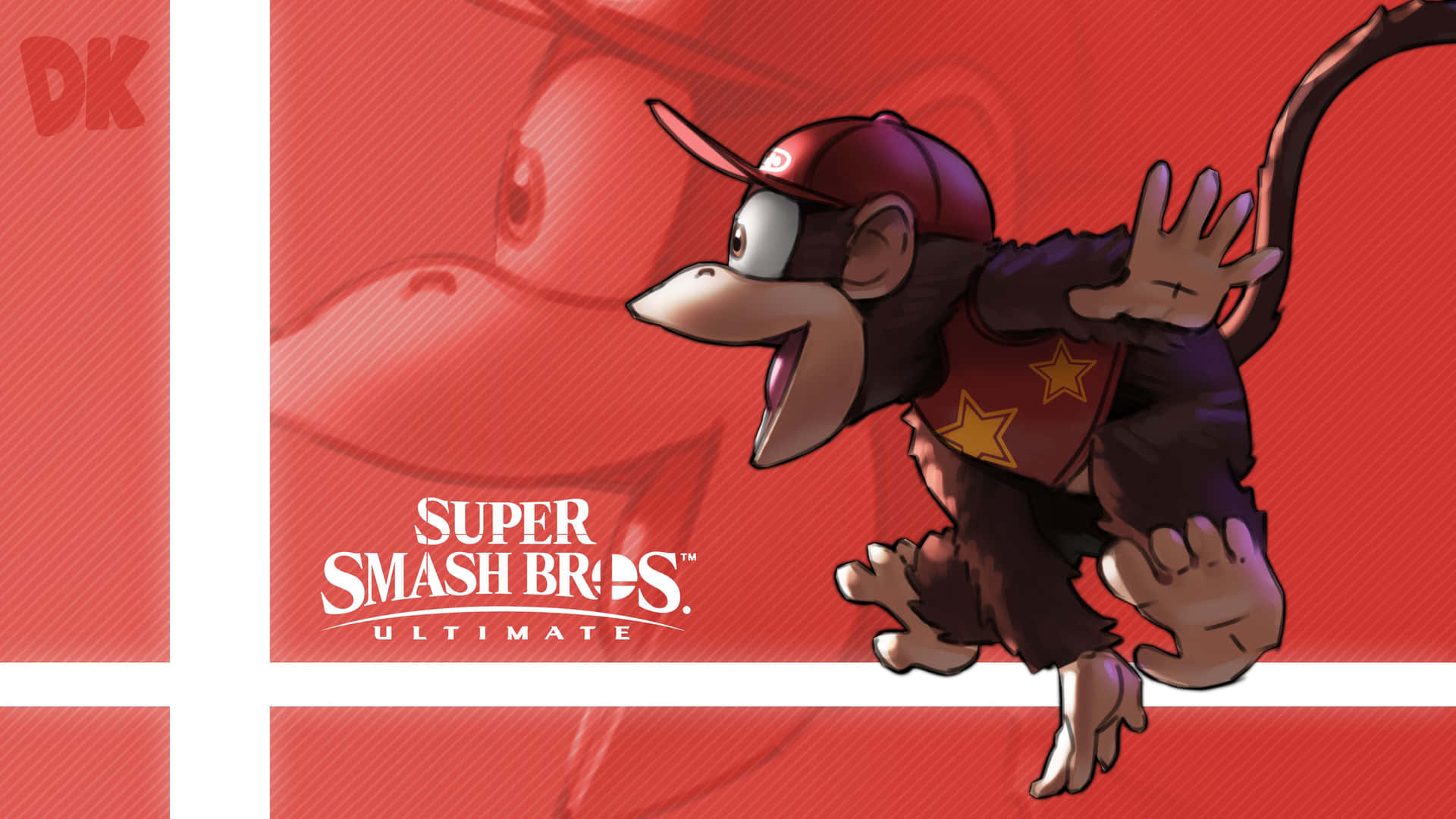 Diddy Kong Ready for Adventure Wallpaper
