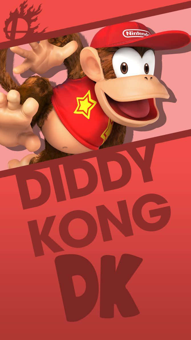 Diddy Kong's Adventurous Spirit Wallpaper