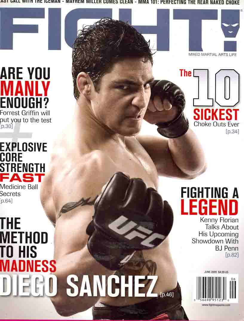 Diego Sanchez Fight Magazine Cover Wallpaper