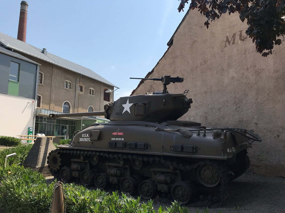 Diekirch Historische Militaire Tank Tentoonstelling Achtergrond