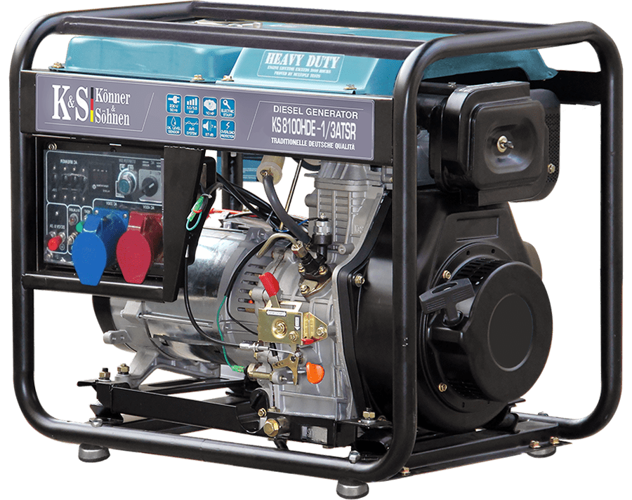 Diesel Generator K S8100 H D E13 A T S R PNG
