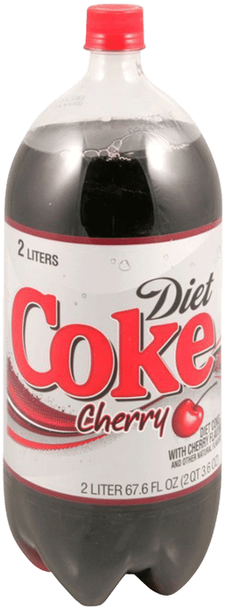 Diet Cherry Coke Bottle2 Liters PNG