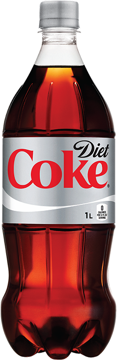 Diet Coke Bottle1 L PNG