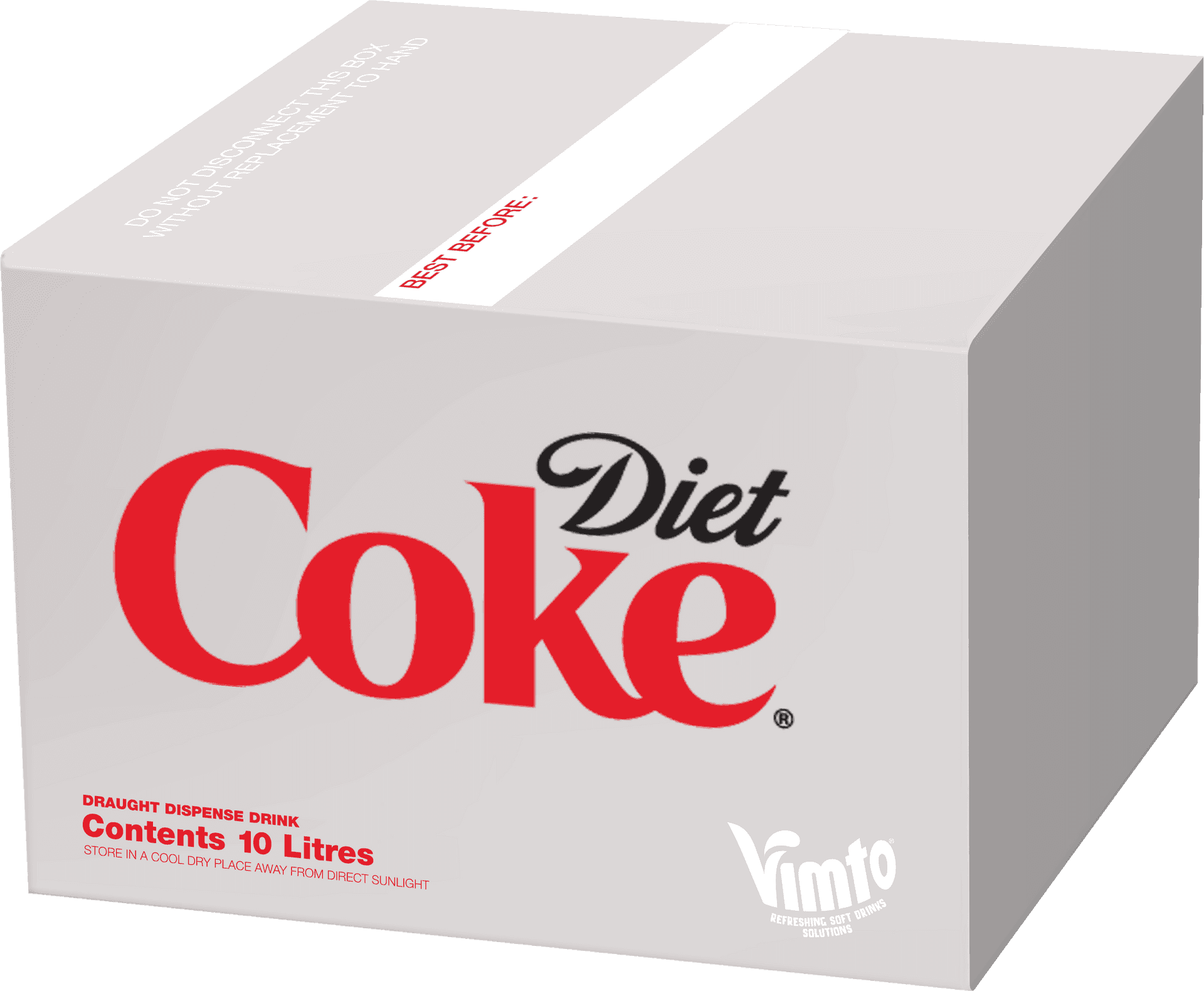 Diet Coke10 Litre Box PNG