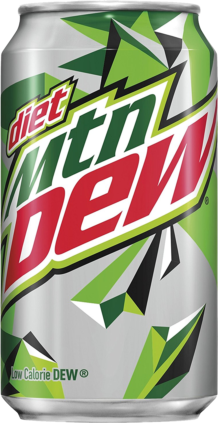 Diet Mountain Dew Can PNG