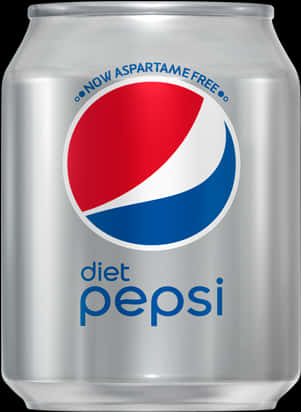 Diet Pepsi Aspartame Free Can PNG