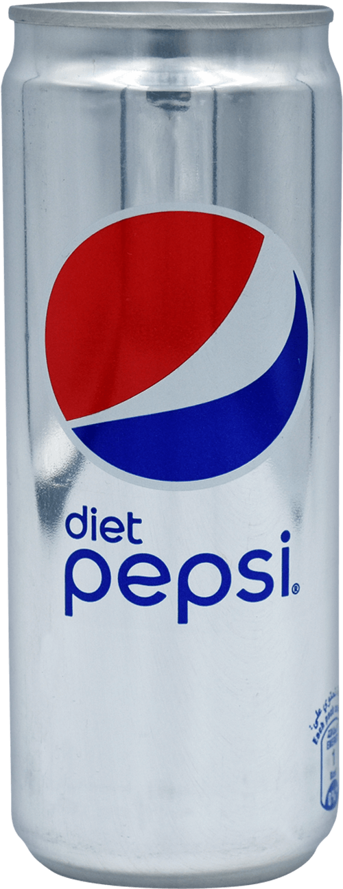 Diet Pepsi Can Silver Design PNG