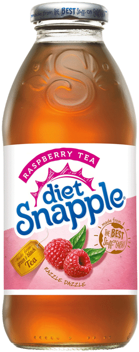 Diet Snapple Raspberry Tea Bottle PNG