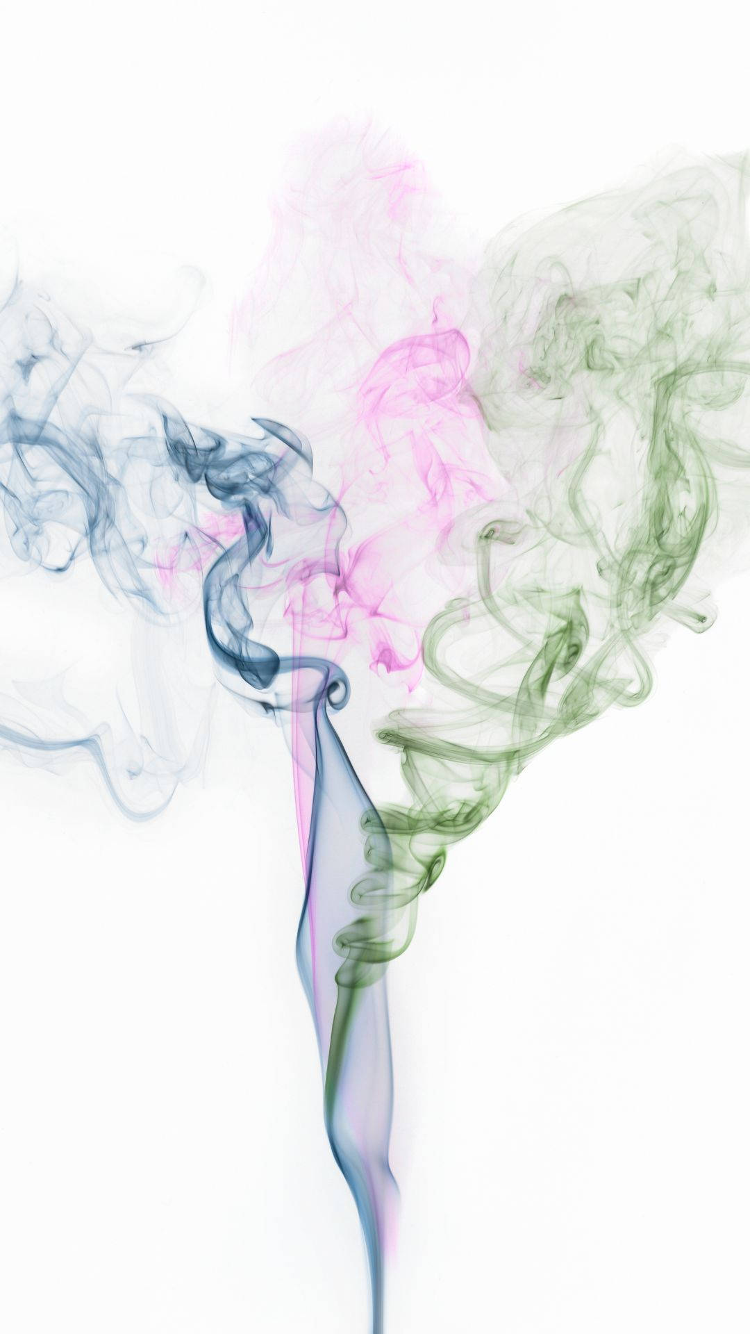 Forskellige farvet røgsky åndedesign Wallpaper