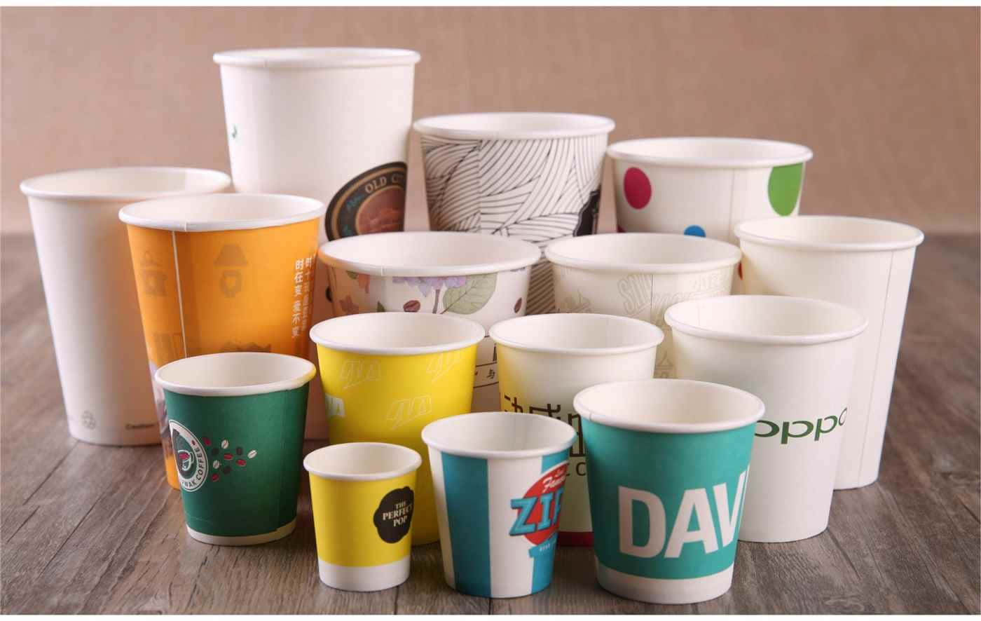 Different Disposable Cups Wallpaper