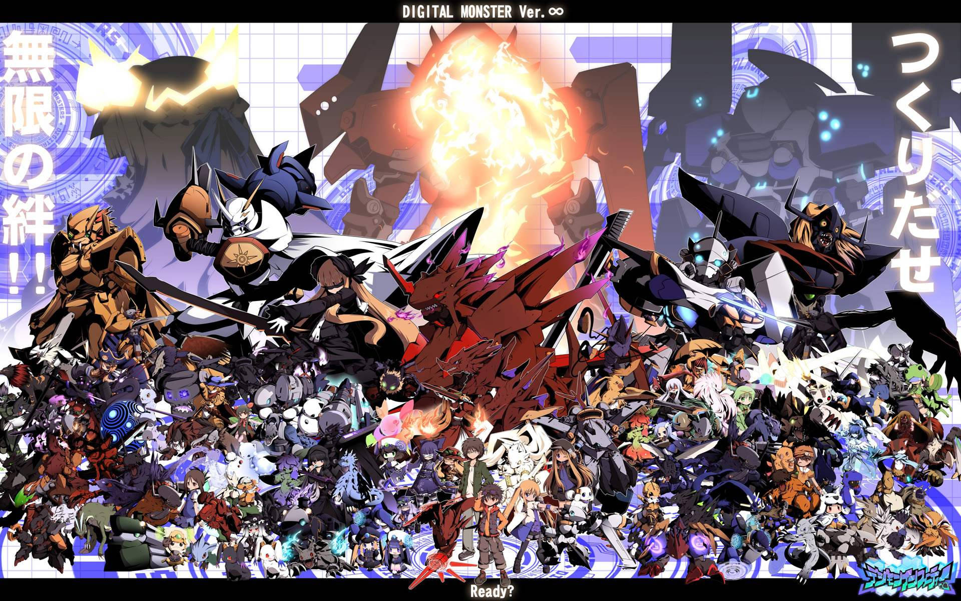 Digimon All Cast HD Wallpaper
