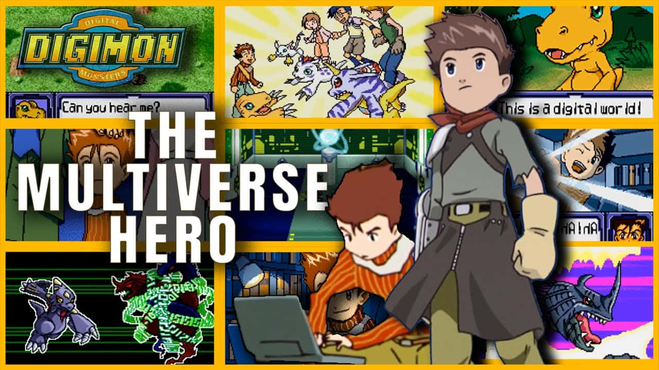 Digimon The Multiverse Hero Collage Picture