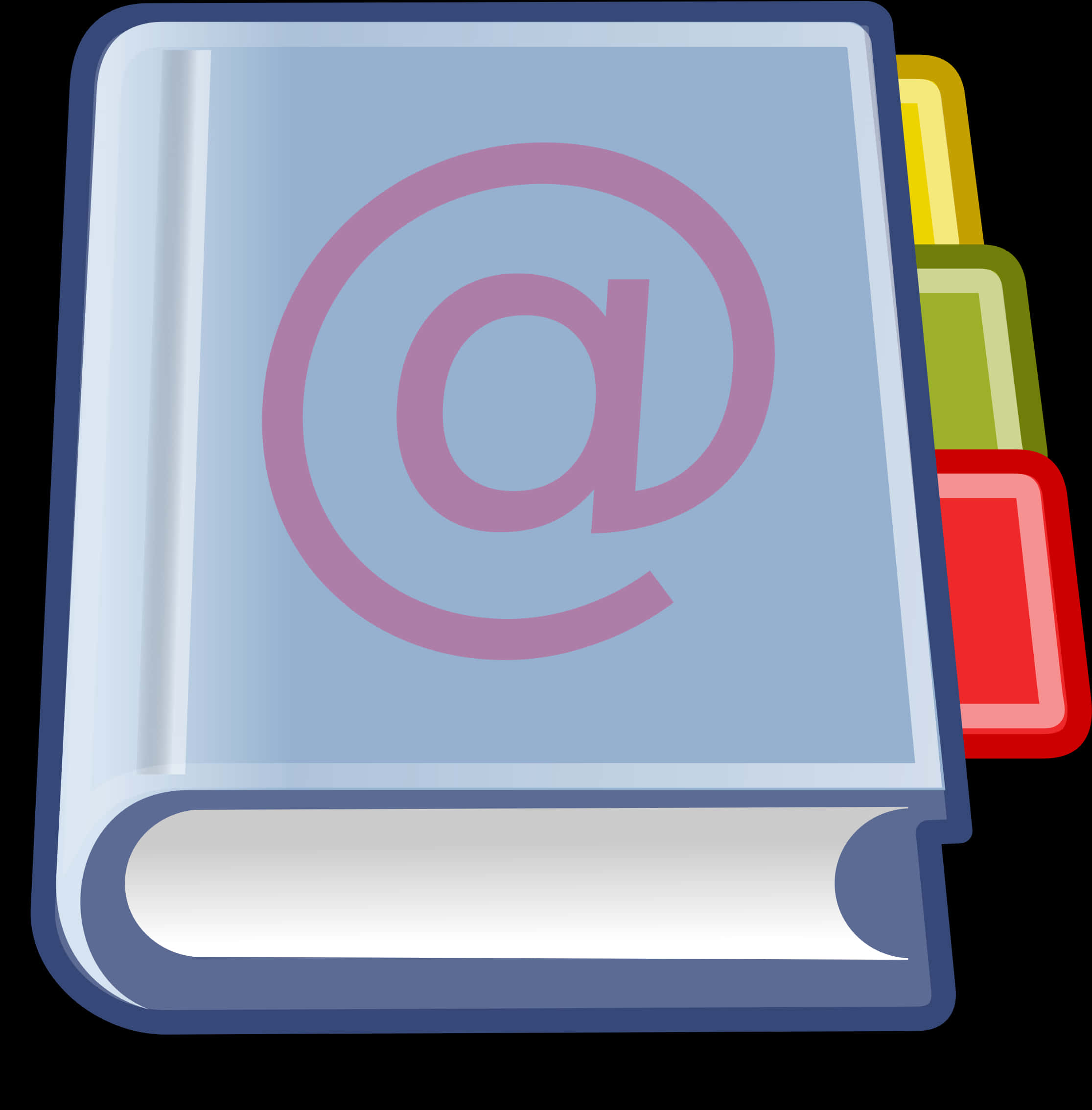 Digital Address Book Icon PNG