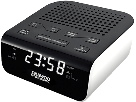 Digital Alarm Clock Radio PNG