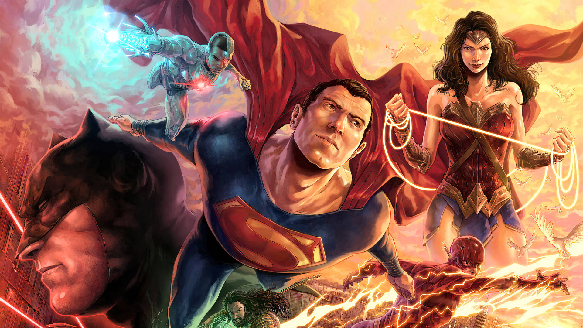 Digital Art DC Superheroes Wallpaper