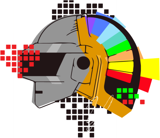 Digital Art Deco Knight Helmet PNG