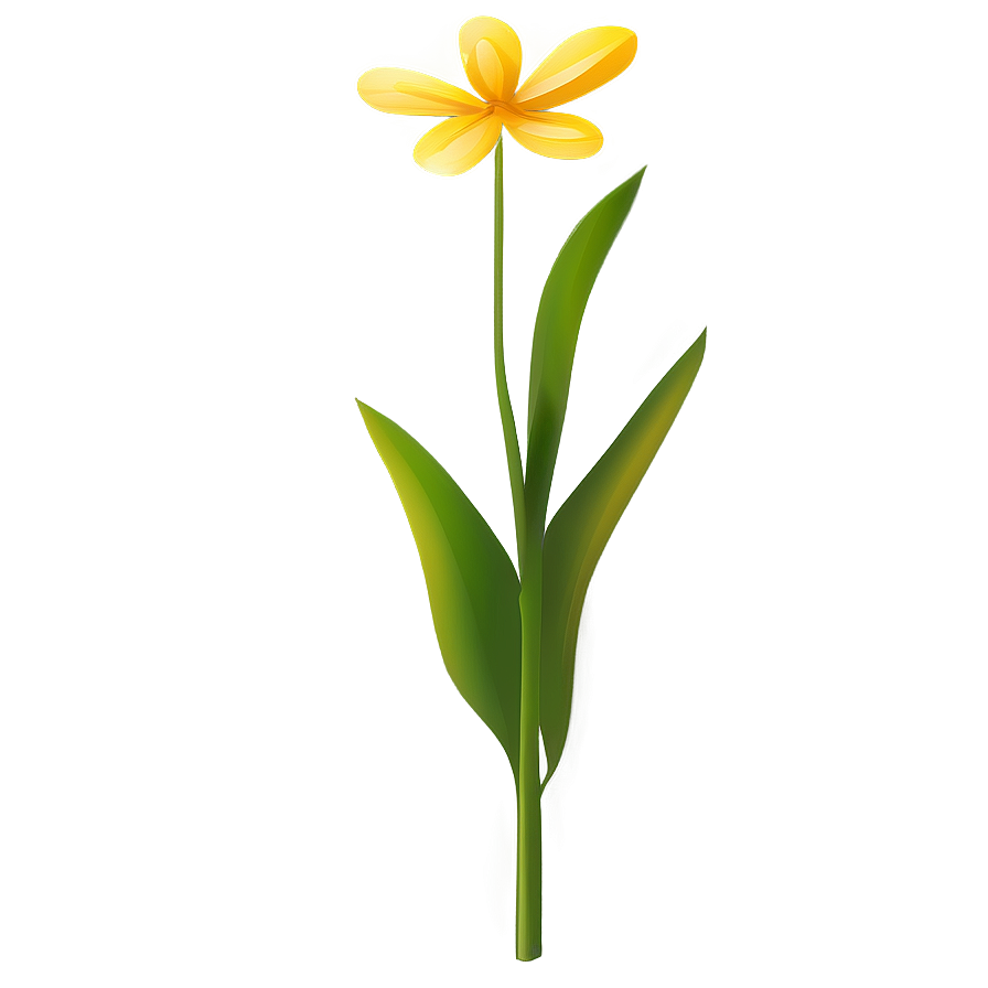 Digital Art Flower Stem Png Wfa8 PNG