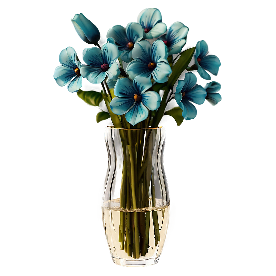 Digital Art Flower Vase Png 06122024 PNG