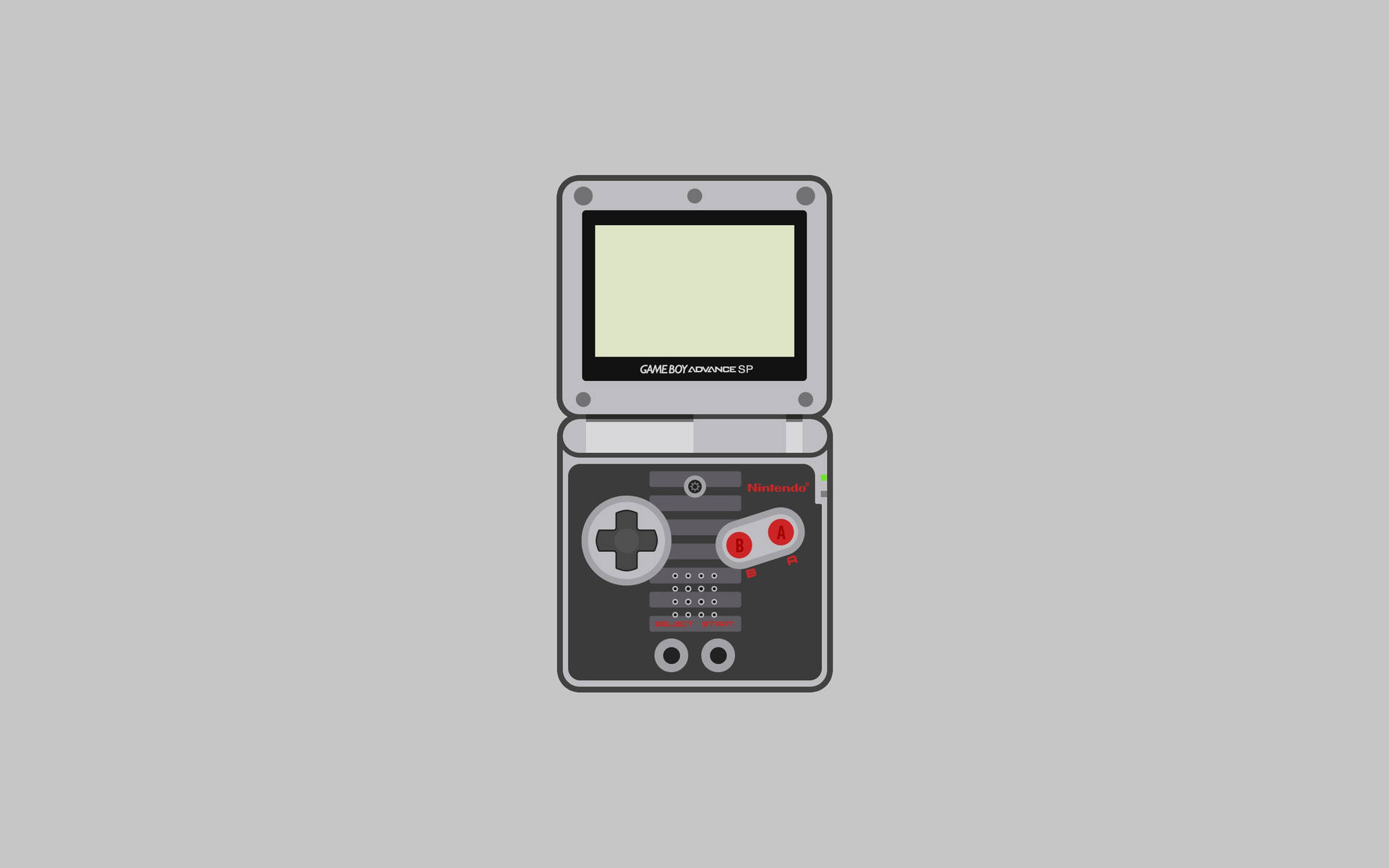 Gameboy Advance SP Wallpaper 4K, 5K, Nintendo, Minimalist