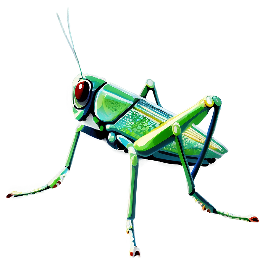 Digital Art Grasshopper Png 06122024 PNG
