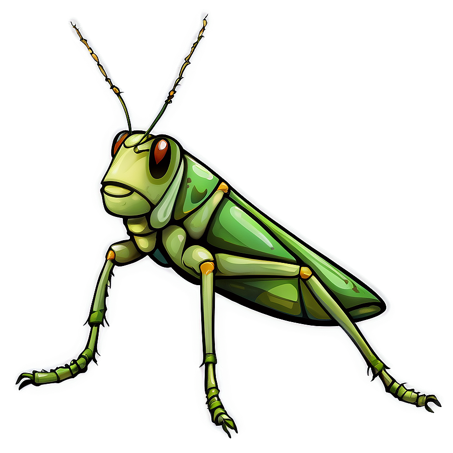 Digital Art Grasshopper Png 06122024 PNG