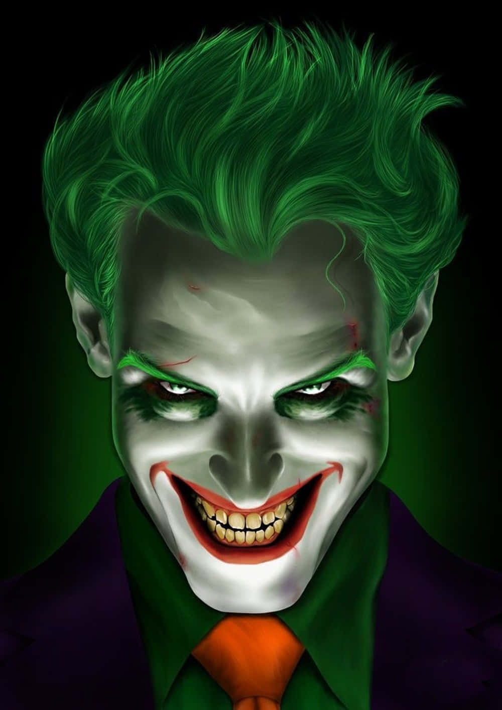 Digital Art Illustration Dangerous Joker Wallpaper