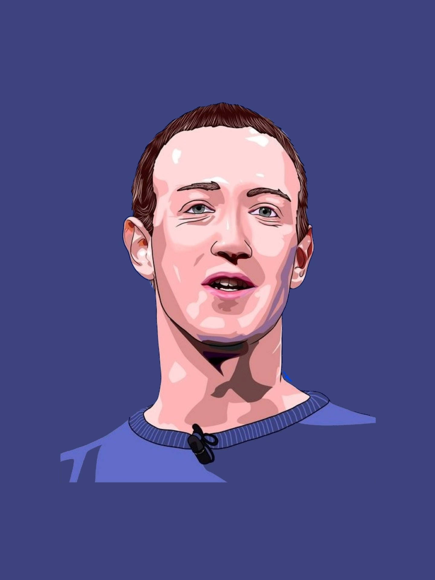 Digitalkonst Mark Zuckerberg Wallpaper