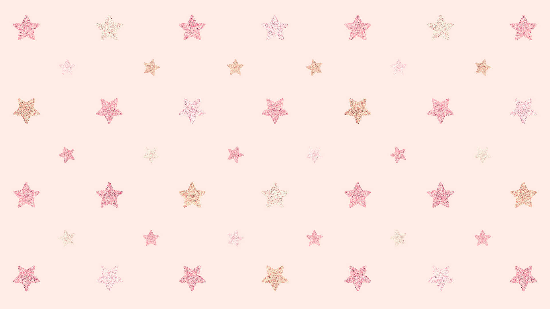 Digital Art Rose Gold Star Desktop Pink Aesthetic Wallpaper