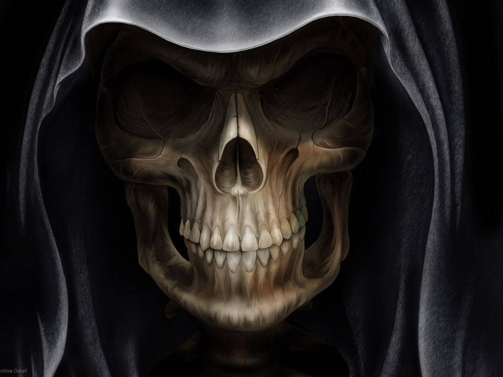 Digital Art Skull Ghost Wallpaper