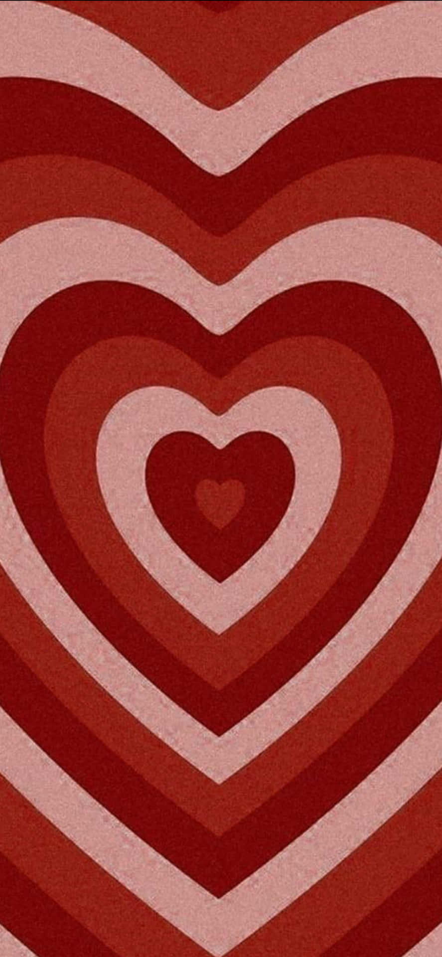 Digital Artwork Heart Shape Aesthetic Valentine's Day Wallpaper