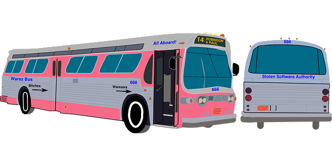 Digital Artworkof Fictional Bus PNG