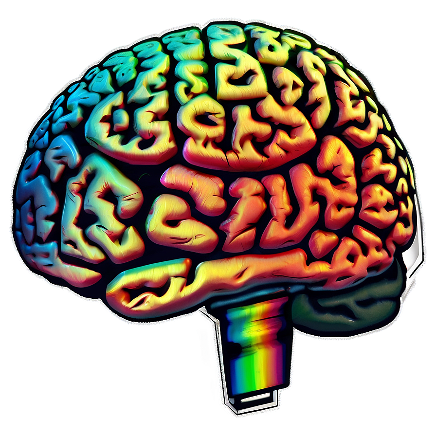 Digital Brain Graphic Png Aiy PNG