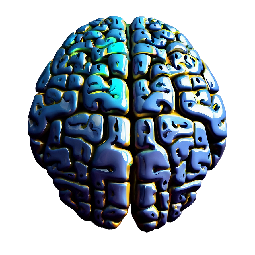 Digital Brain Graphic Png Rhq PNG