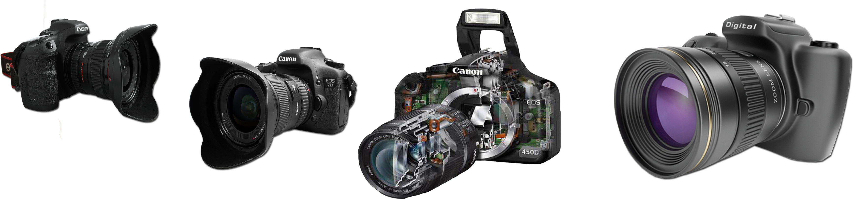 Digital Camera Evolution PNG