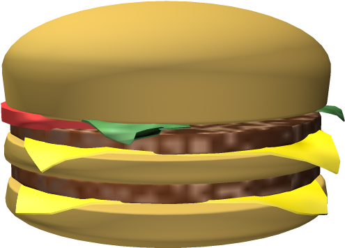 Digital Cheeseburger Illustration PNG