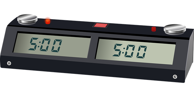 Digital Chess Clock Display5 P M PNG