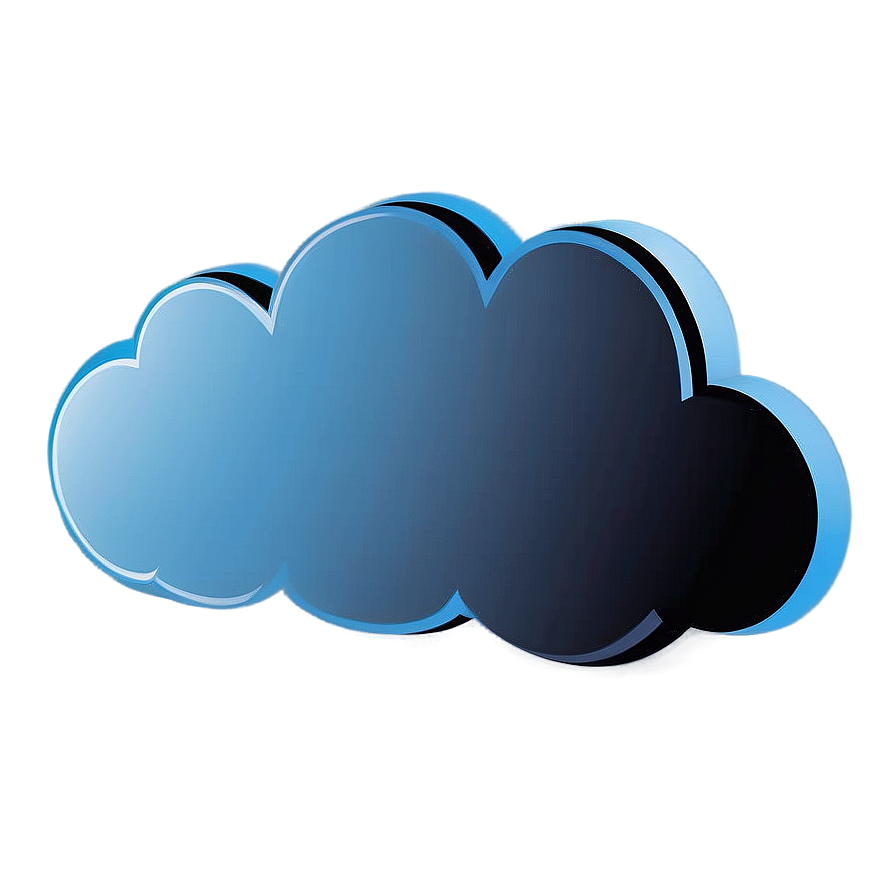 Digital Cloud Vector Art Png 06262024 PNG