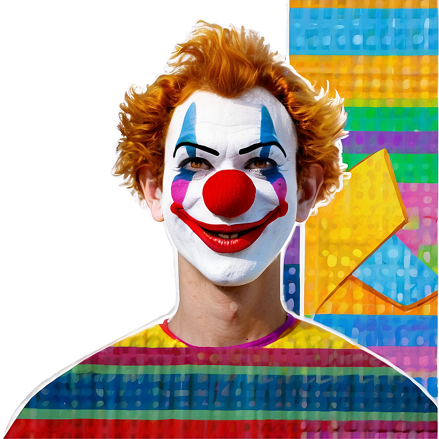 Digital Clown Artwork Png Xrv PNG