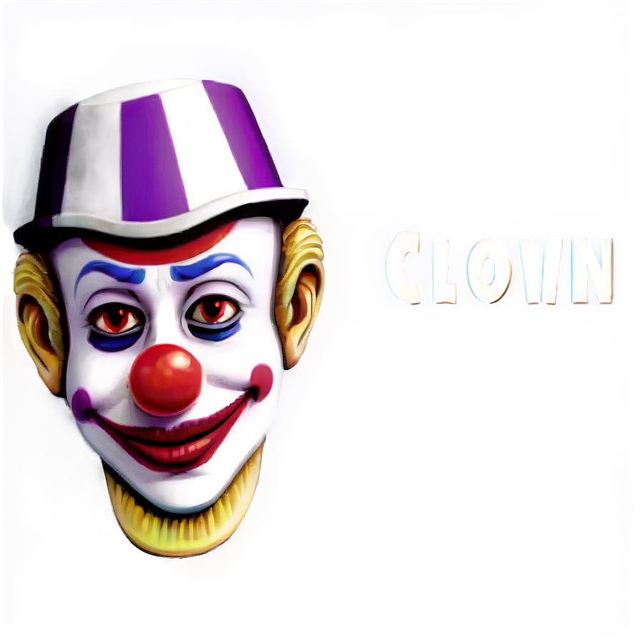 Digital Clown Emoji Png 05252024 PNG