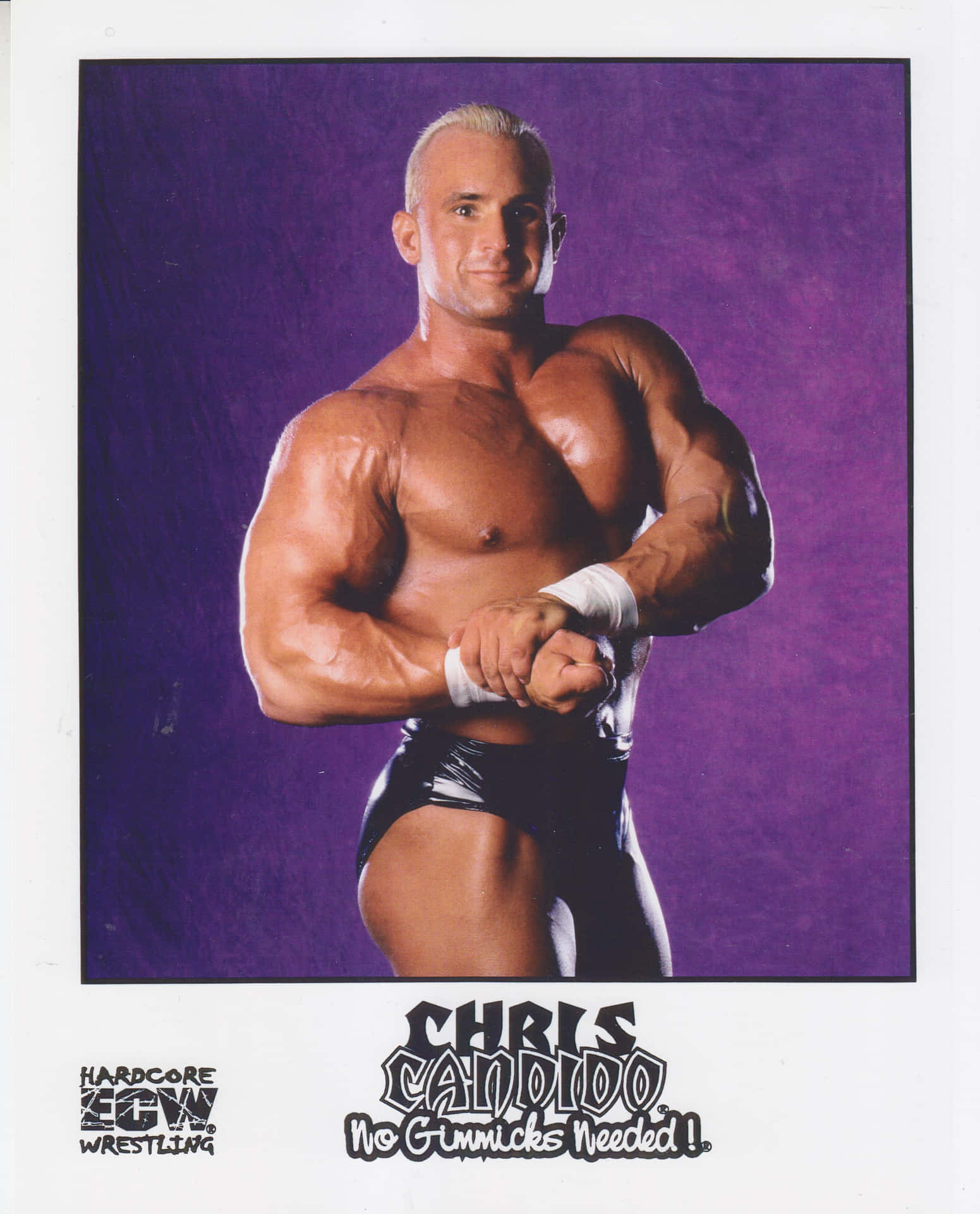 Wrestling Legend Chris Candido in Action Wallpaper