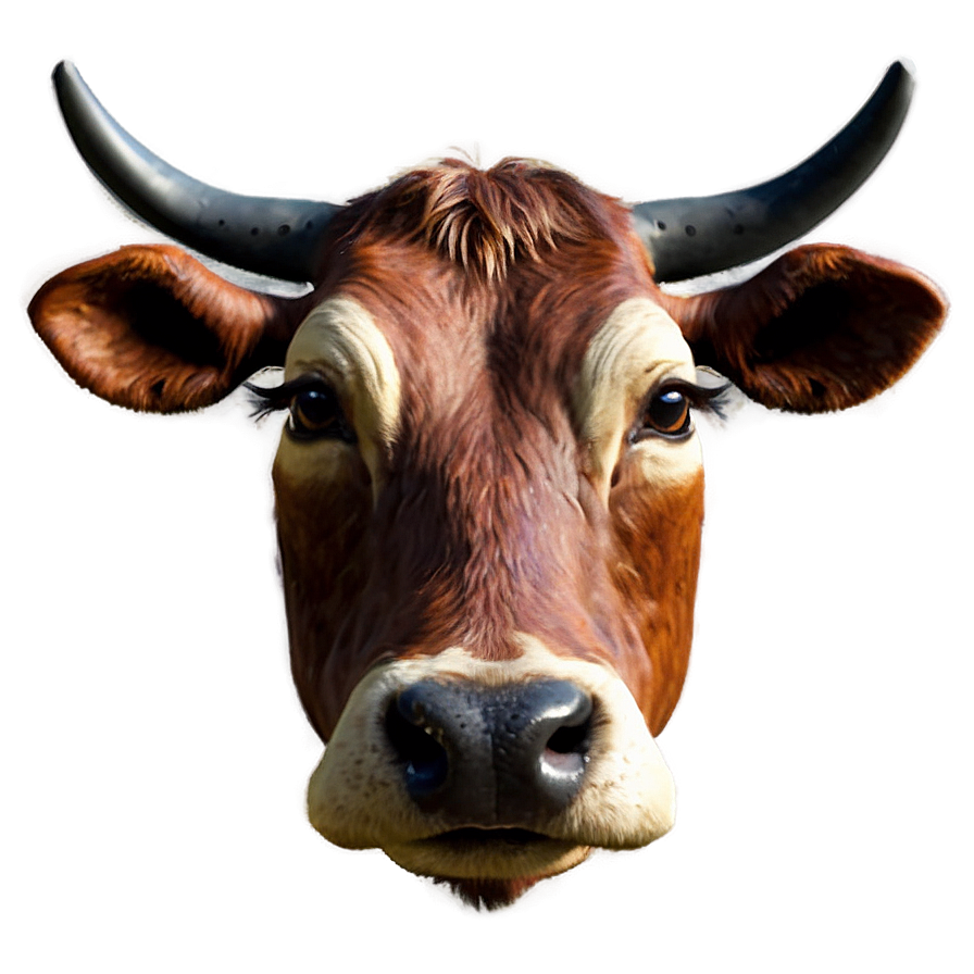 Digital Cow Head Art Png 71 PNG