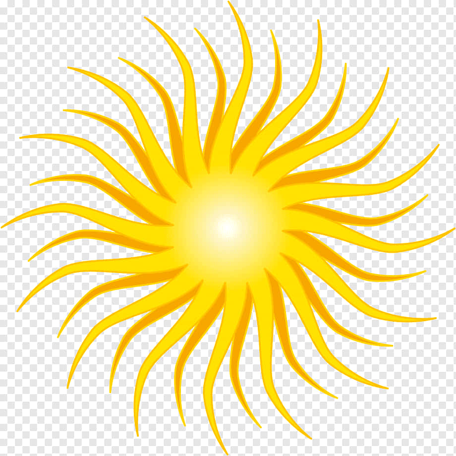 Digital Drawing Of Sun Rays Wallpaper