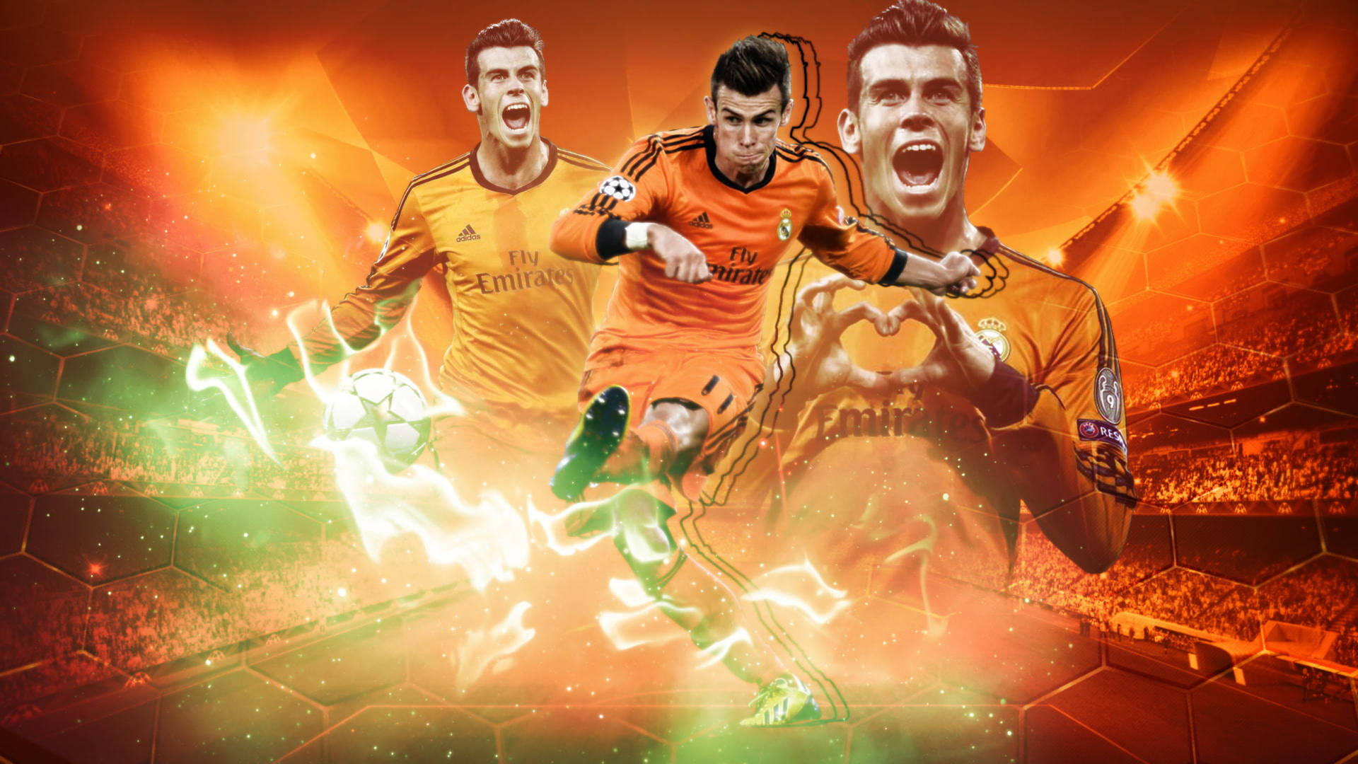 Digital Fan Art Gareth Bale Wallpaper