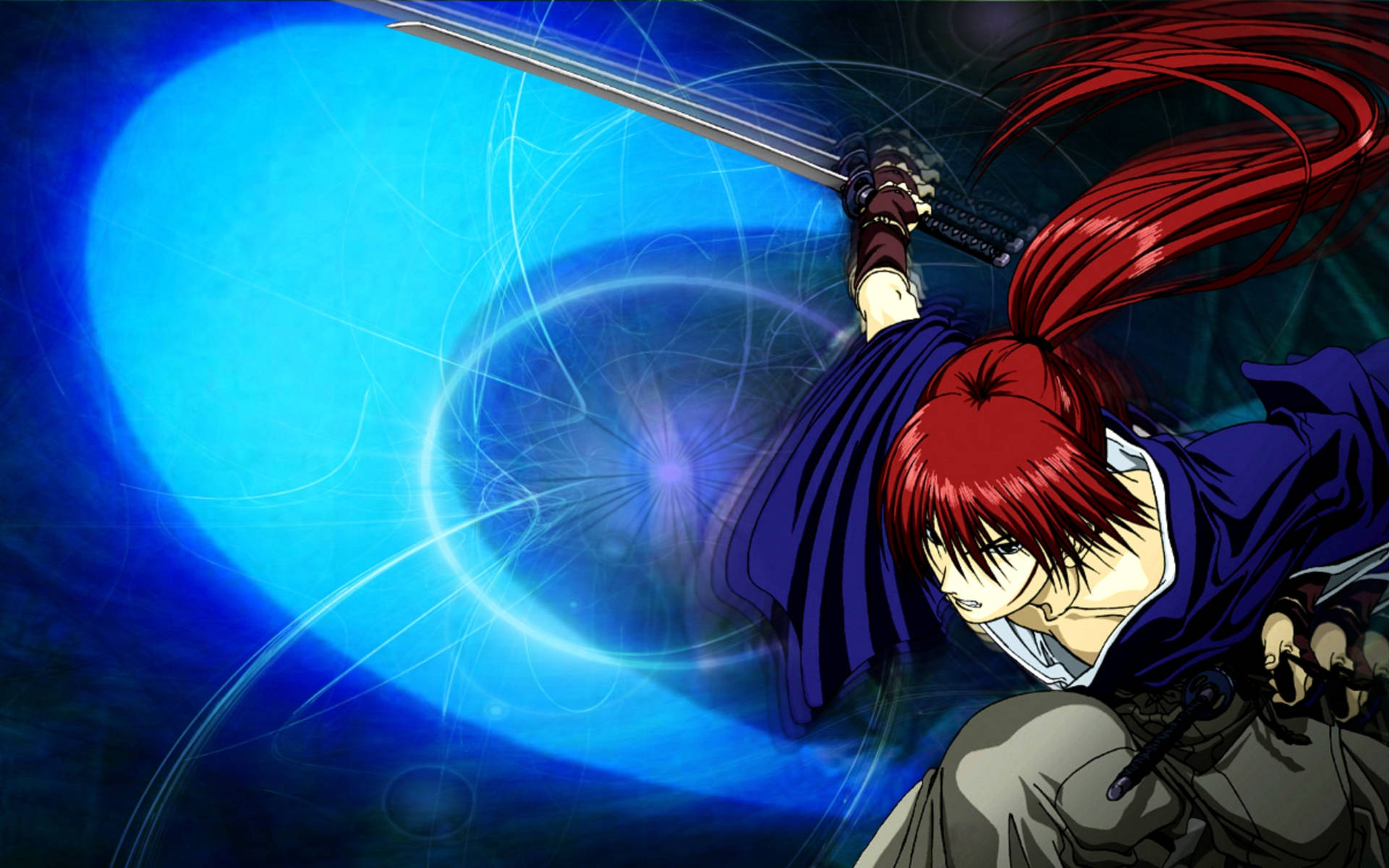 Download Digital Fan Art Samurai X Kenshin Wallpaper 