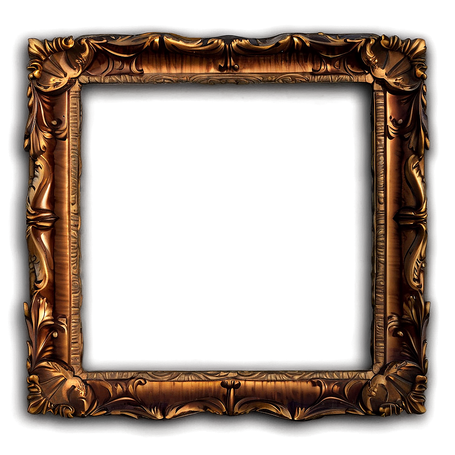 Digital Fancy Frame Png 5 PNG