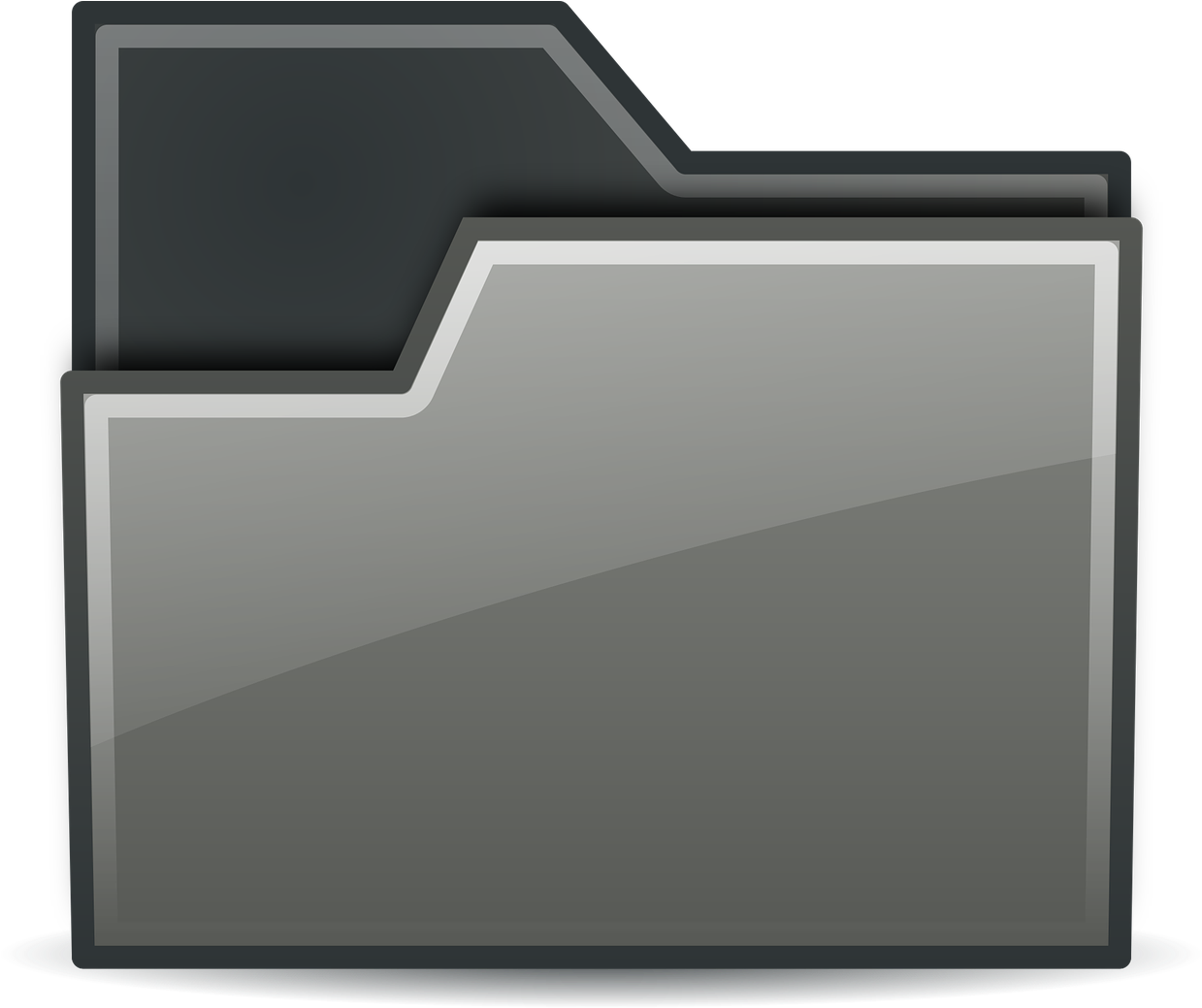 Digital File Folder Icon PNG