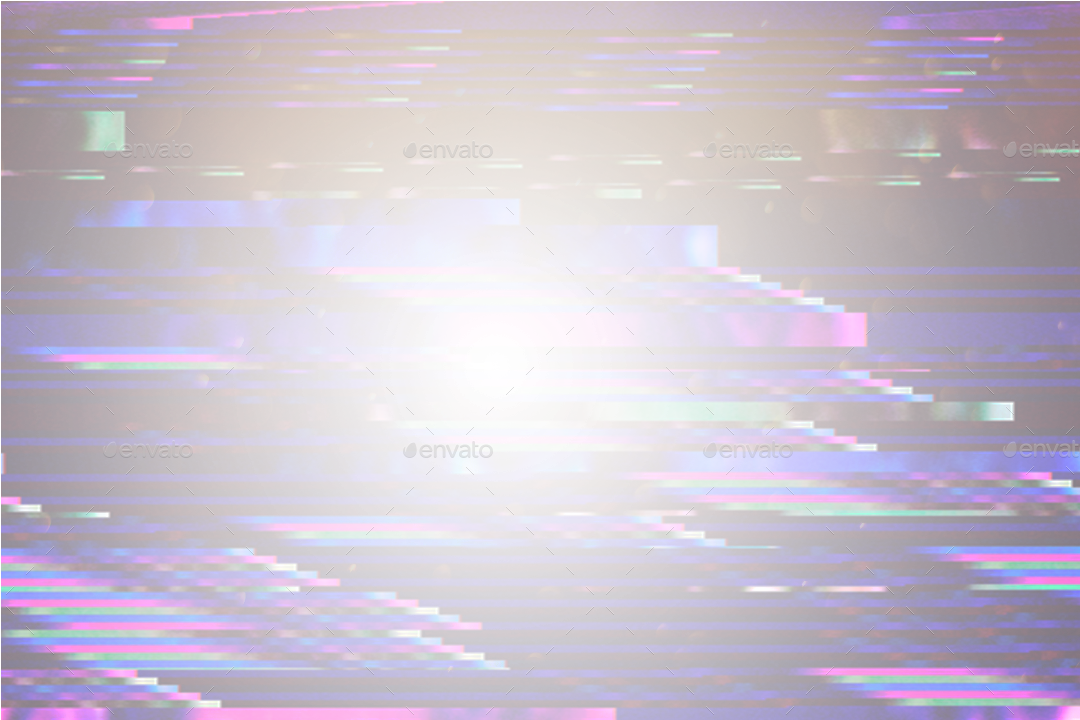 Digital Glitch Effect Envato PNG