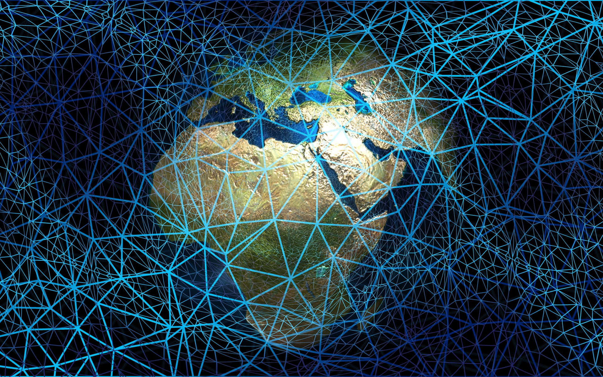 Digital Global Network Connections.jpg Wallpaper