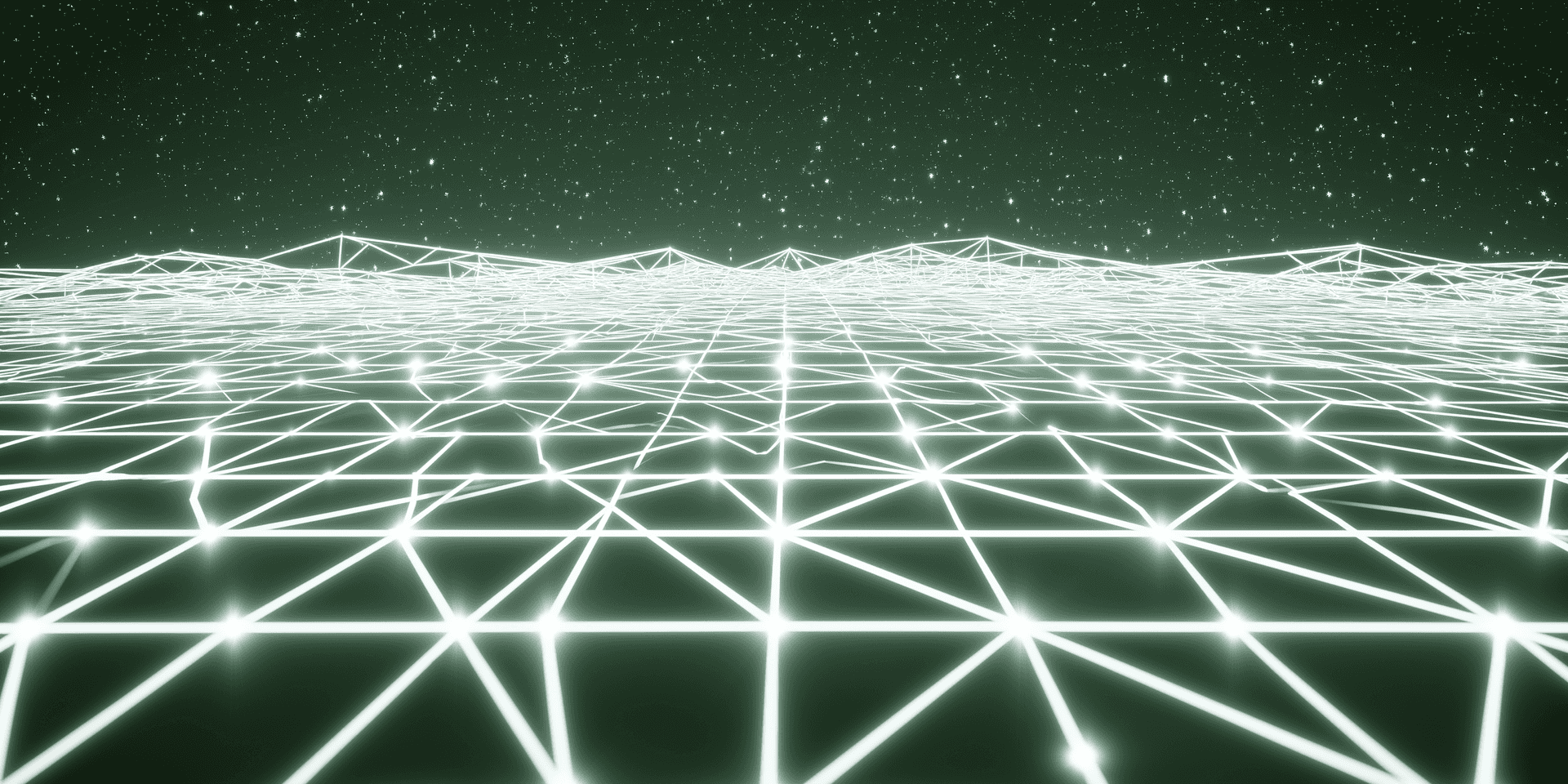 Digital Grid Network Wallpaper